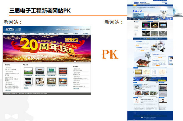 上海三思电子营销型网站运营经验